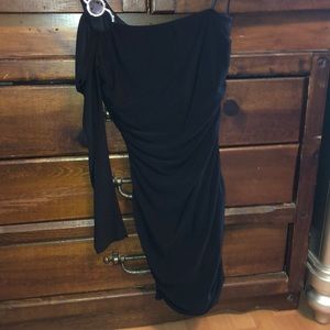 Black maxi dress
